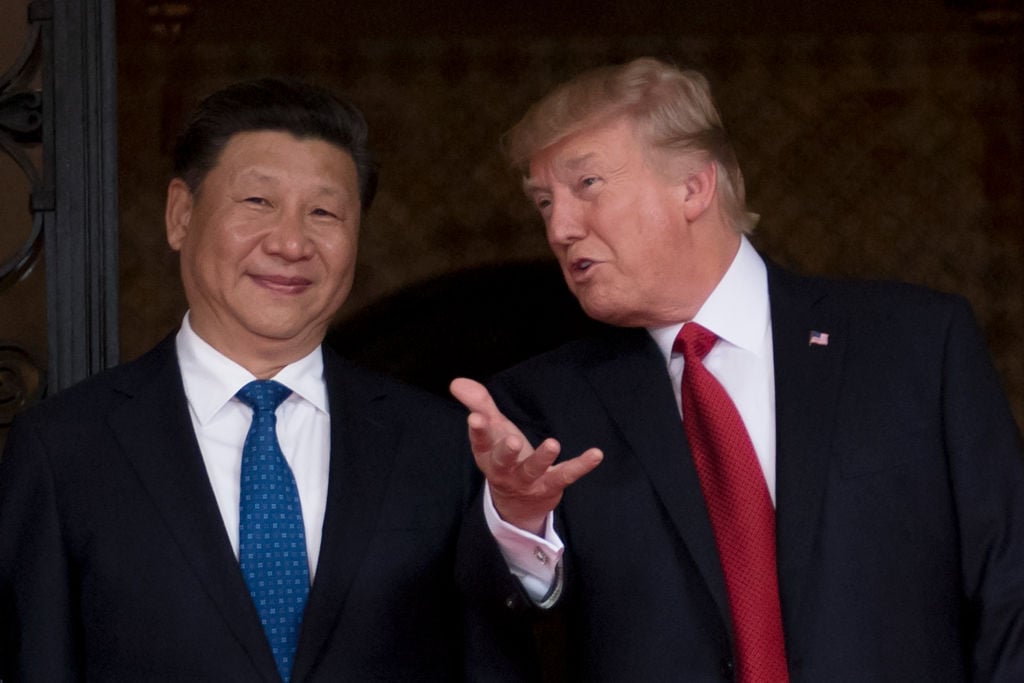 Presidents Trump and Xi US and China