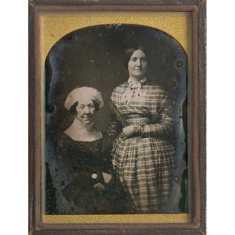 A photograph of Dolley Madison and Anna Payne A photograph of Dolley Madison and Anna Payne