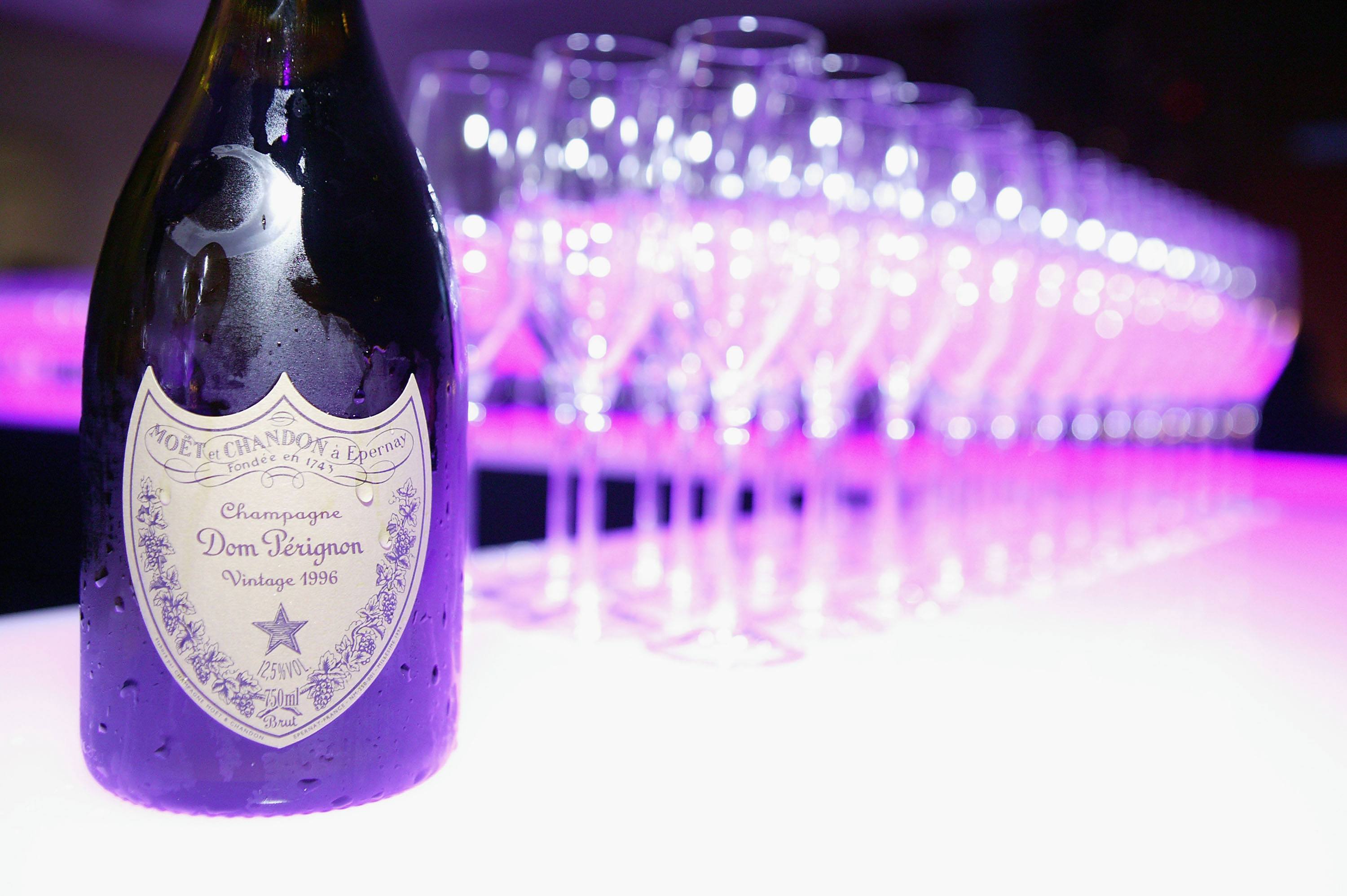 Dom Perignon champagne