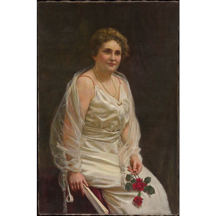 official portrait of edith wilson