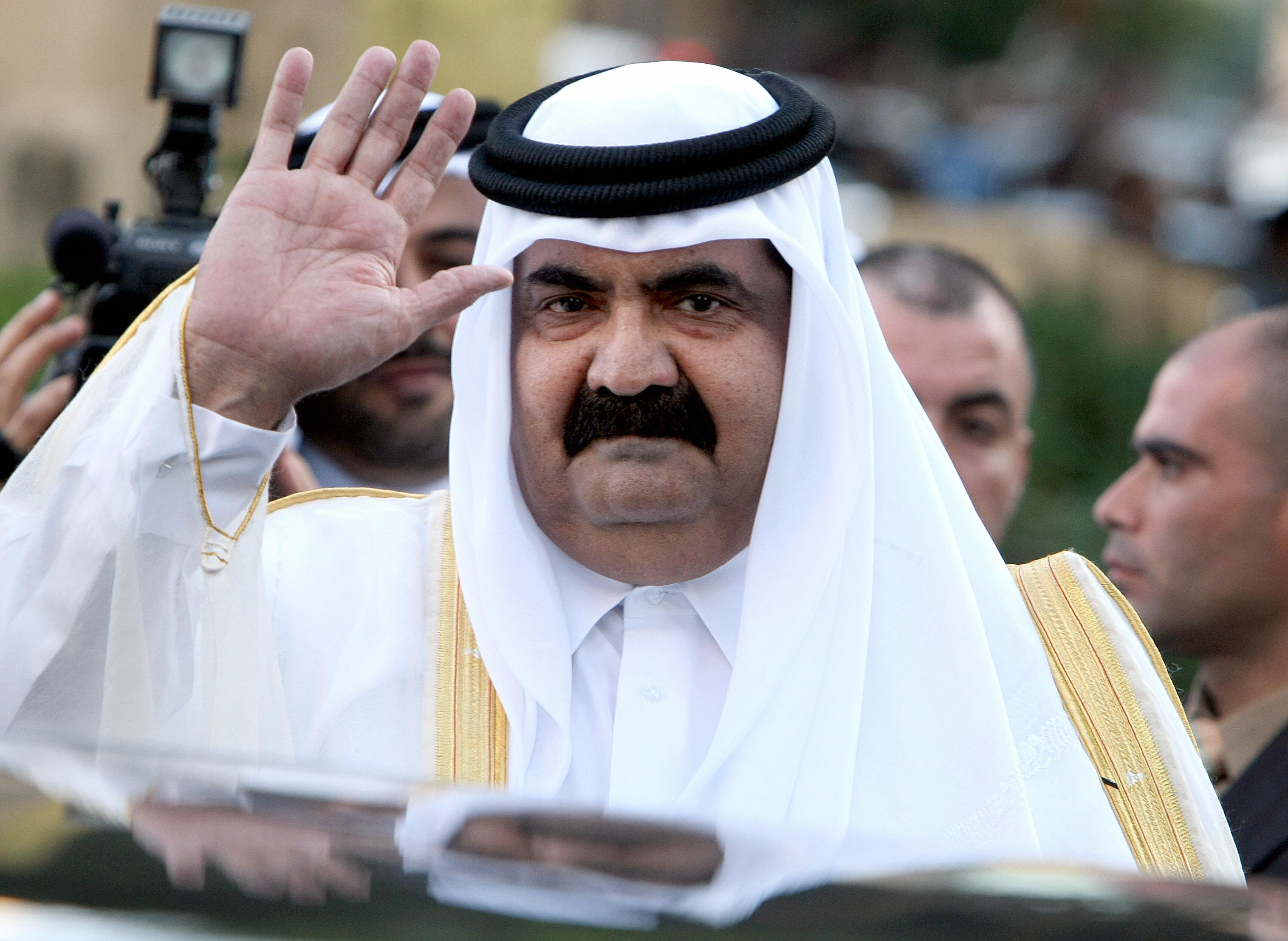 Qatari Emir Sheikh Hamad bin Khalifa al-