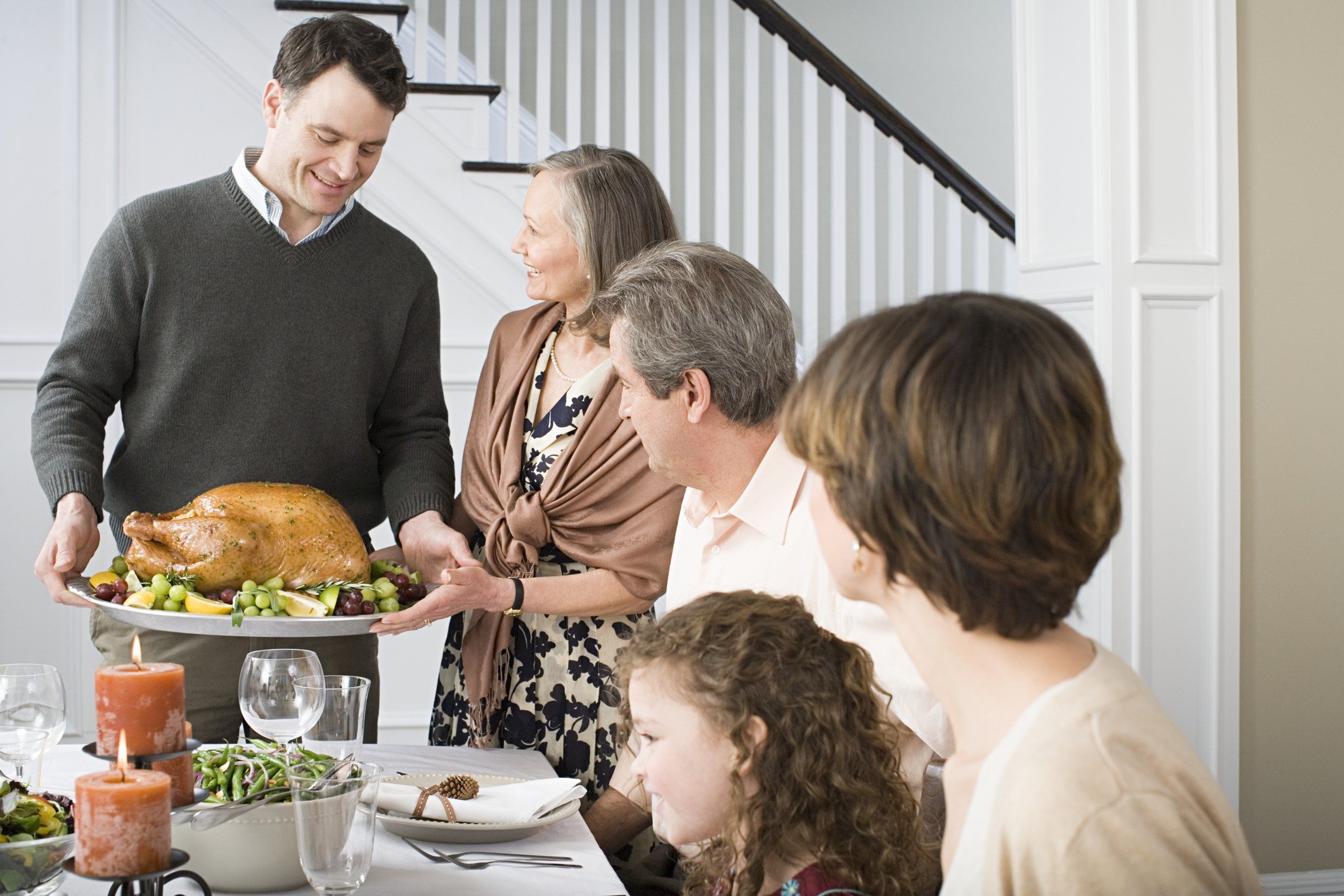 Thanksgiving dinner family