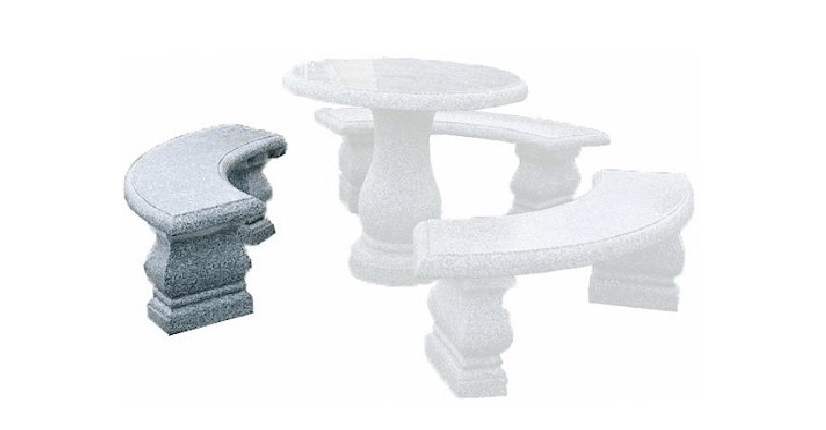 Granite Venice Garden Bench
