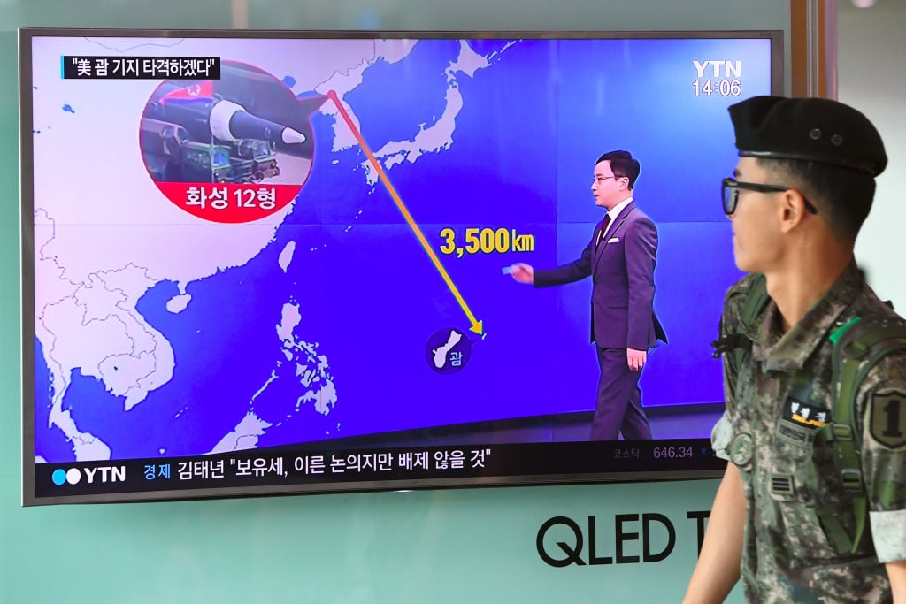 North Korea targets Guam