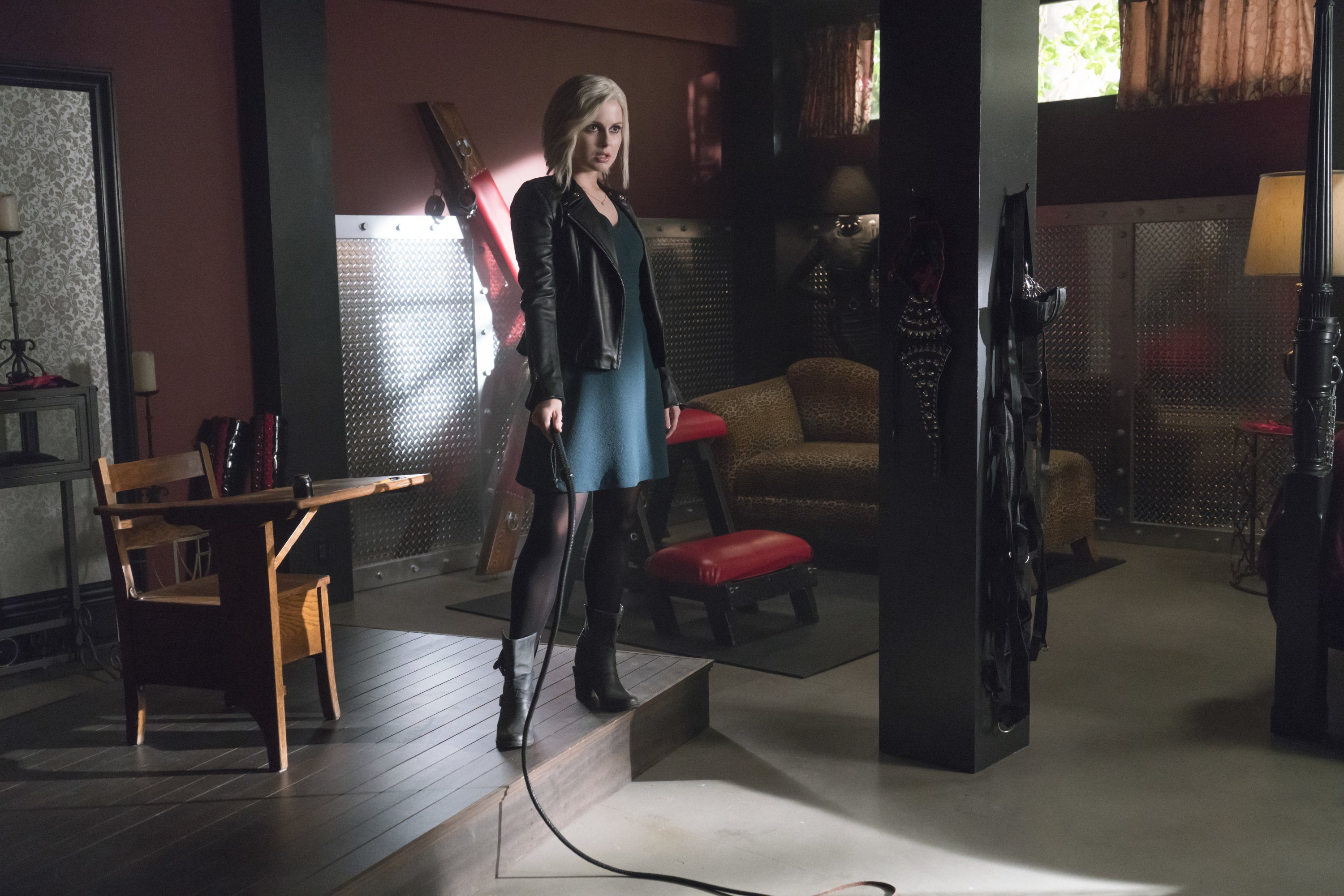Liv as a dominatrix on iZombie Liv as a dominatrix on iZombie
