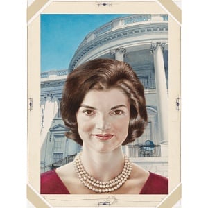 jacqueline Kennedy portrait jacqueline Kennedy portrait