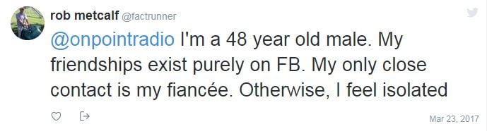 a tweet about being lonely a tweet about being lonely