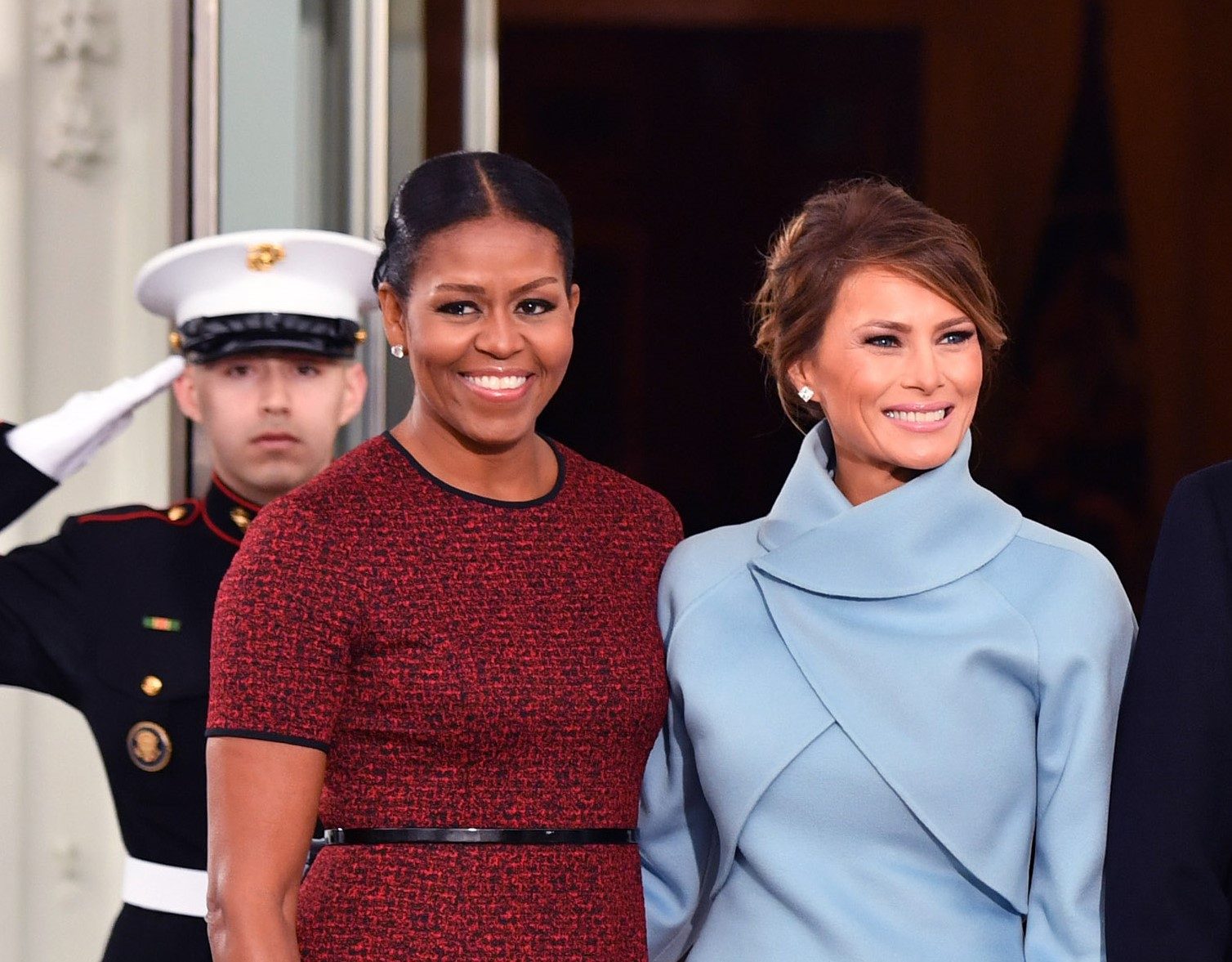 Melania Trump and Michelle Obama