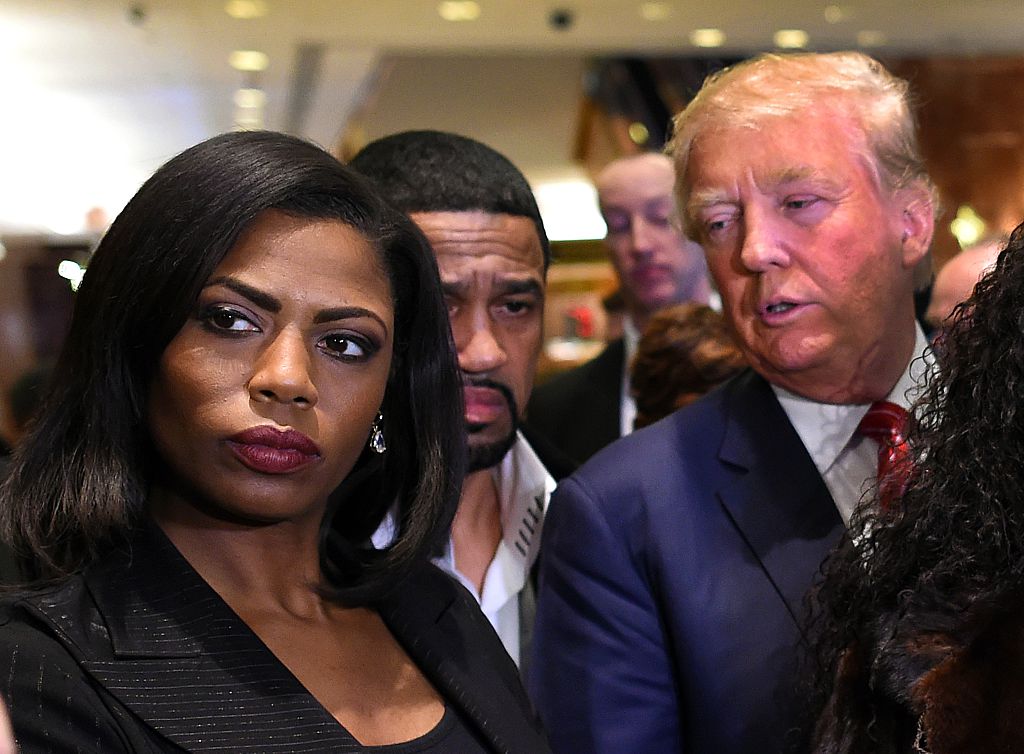 Omarosa Manigault and President Trump