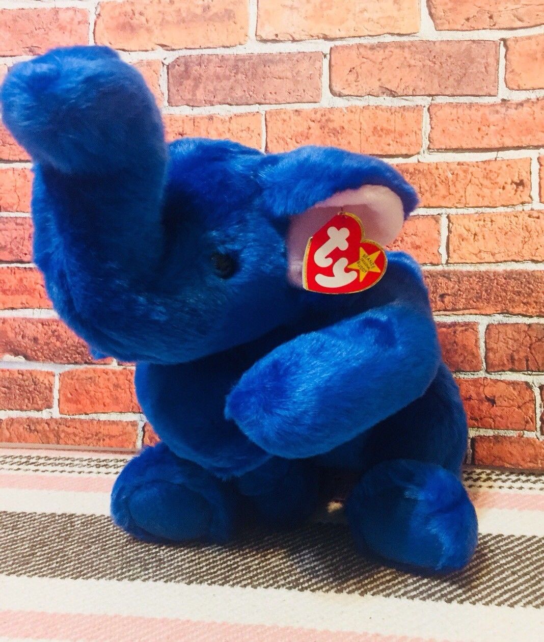 royal blue elephant beanie babies