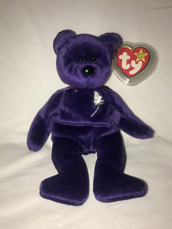 large princess diana beanie baby