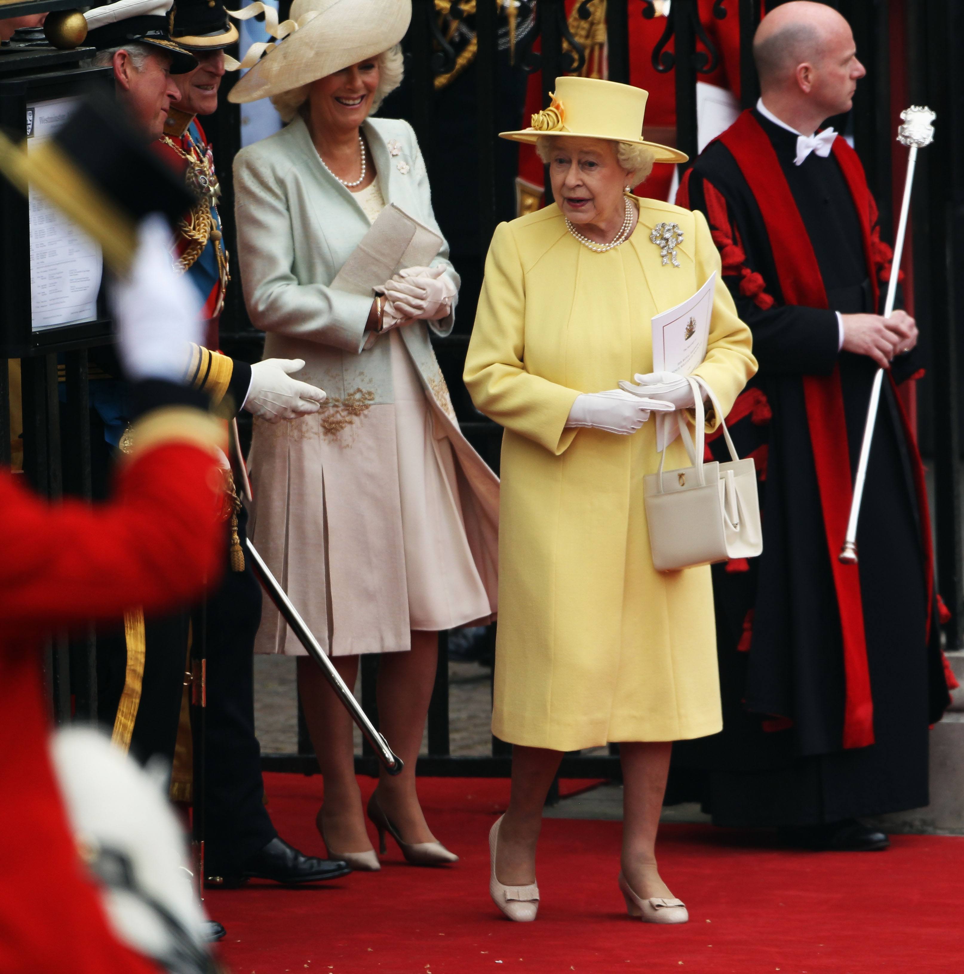 Queen Elizabeth and Camilla the Duchess of Cornwall