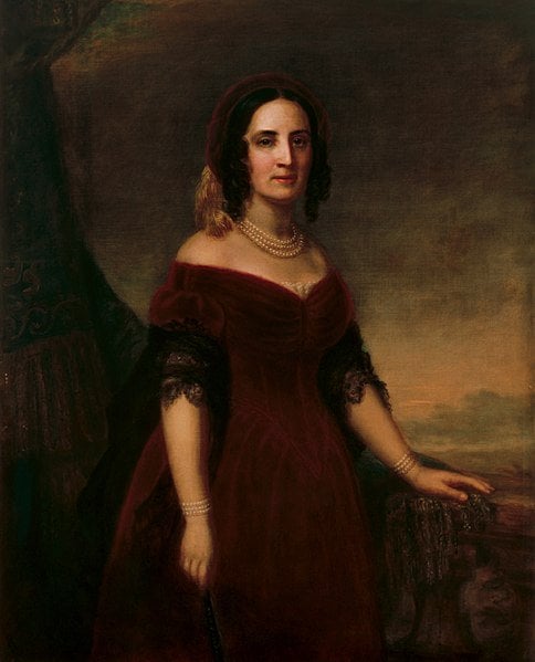 portrait of sarah polk portrait of sarah polk