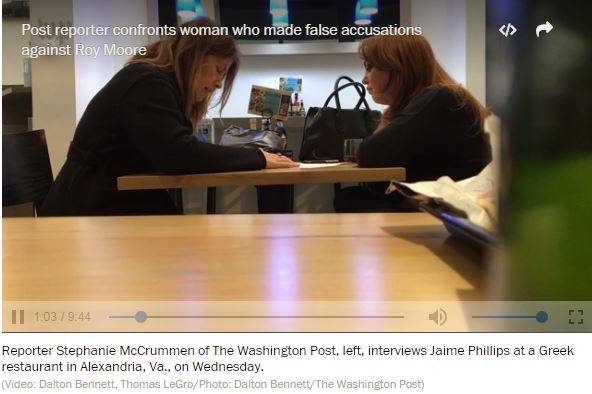 a screenshot of jaime phillips meeting with a washington post reporter a screenshot of jaime phillips meeting with a washington post reporter