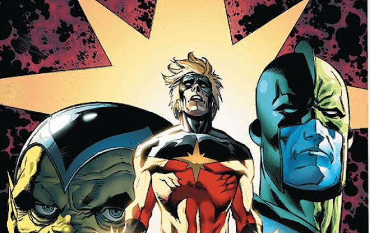 The cover of a Captain Marvel: Secret Invasion issue The cover of a Captain Marvel: Secret Invasion issue