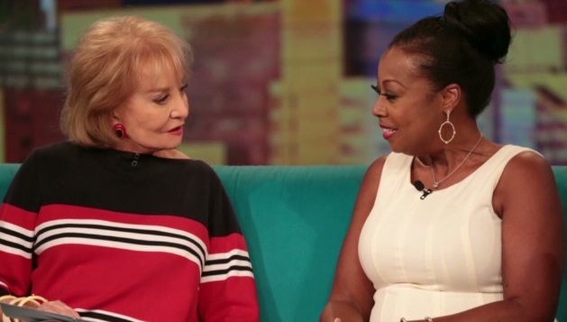 Barbara Walters and Star Jones on The View