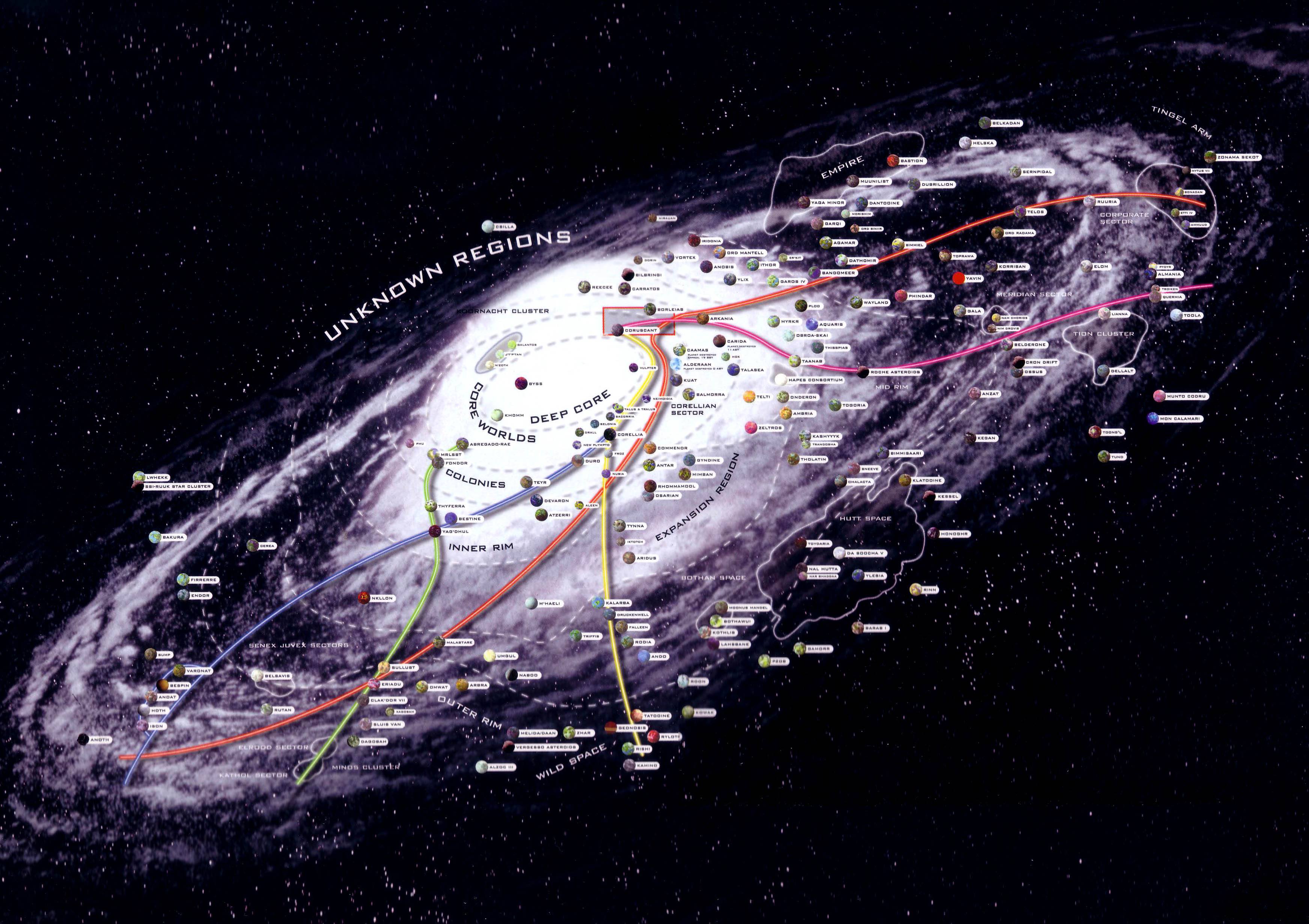 The Unknown Regions in the Star Wars universe The Unknown Regions in the Star Wars universe