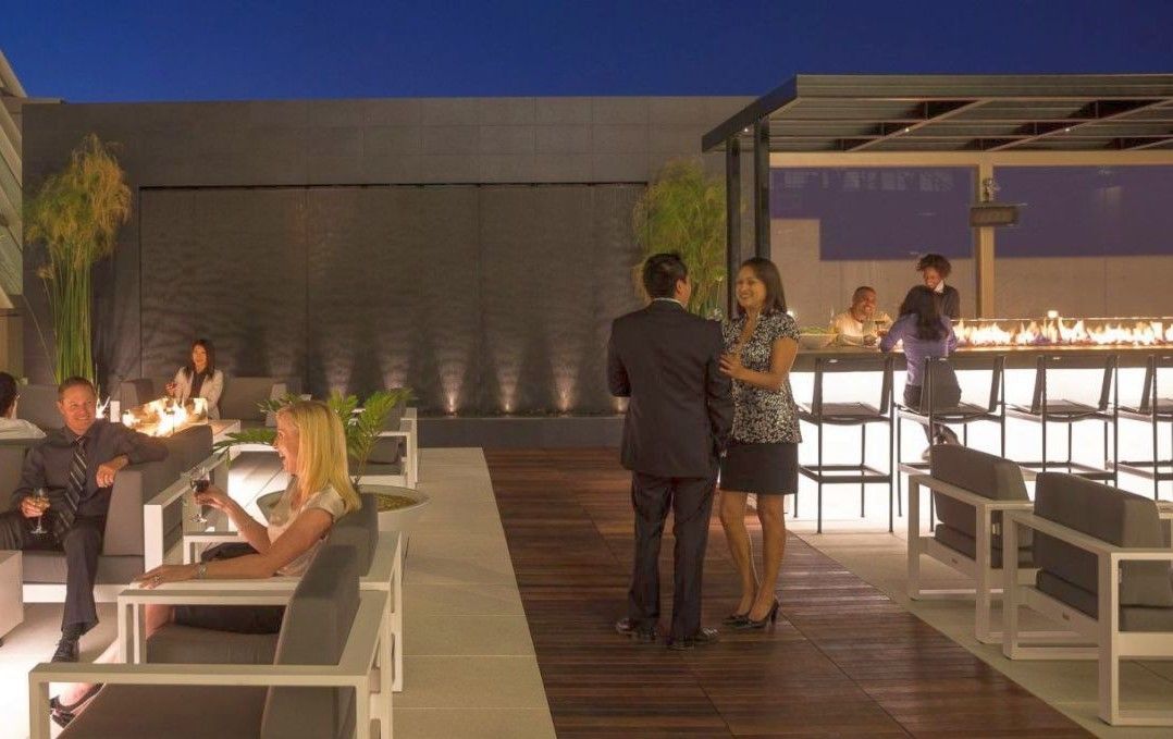 Star Alliance lounge in LAX – Roof Terrace