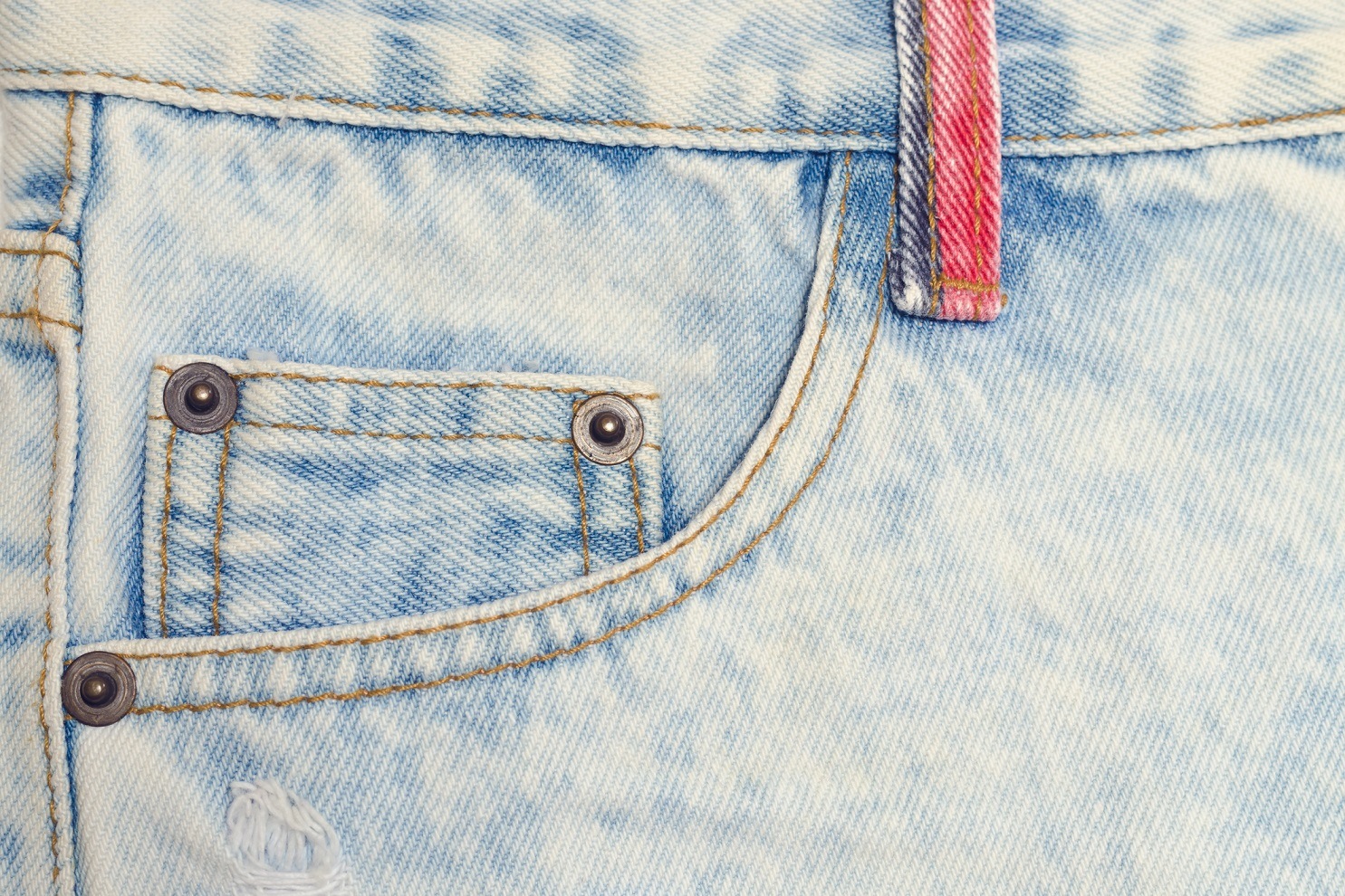 Acid washed jeans