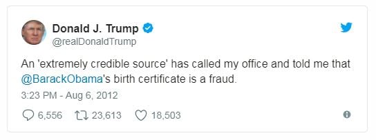 trump birther tweet trump birther tweet