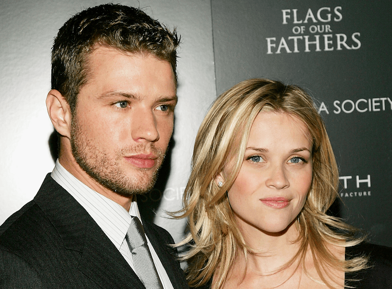 Actress Reese Witherspoon accompanies actor Ryan Phillippe Actress Reese Witherspoon accompanies actor Ryan Phillippe