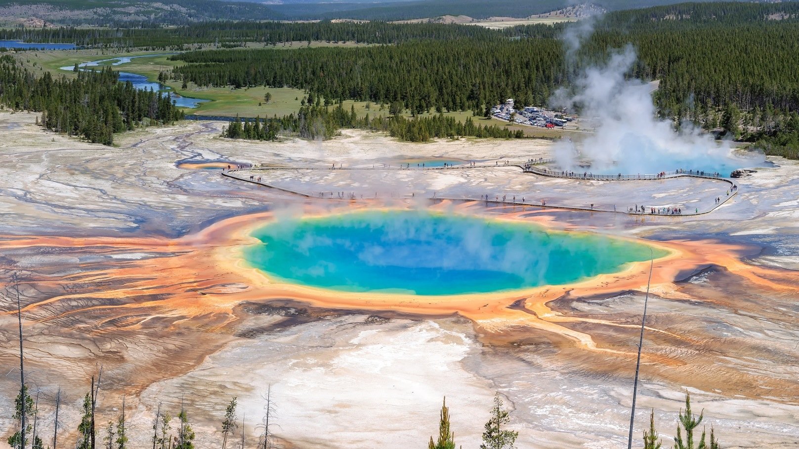 Grand Prismatic Spring Yellowstone National park