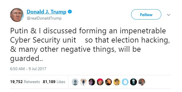 Donald Trump's Twitter account tells the story of 2017. Donald Trump's Twitter account tells the story of 2017.