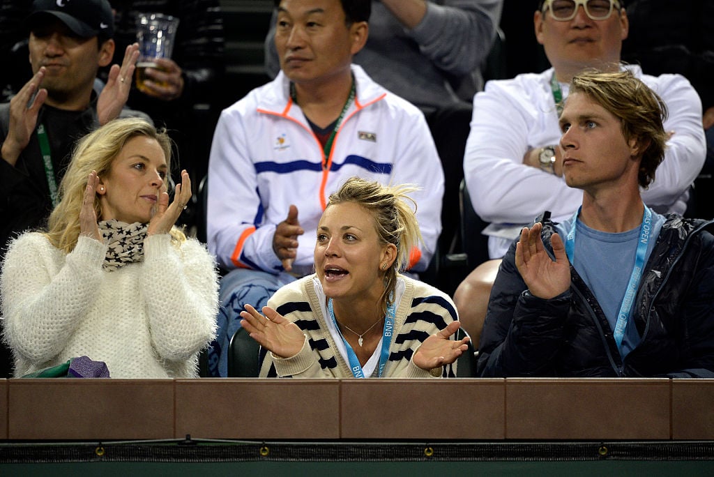 Kaley Cuoco and Karl Cook before their relationship was confirmed Kaley Cuoco and Karl Cook before their relationship was confirmed