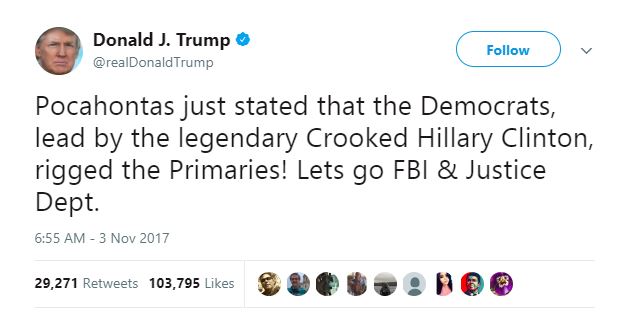 Donald Trump's Twitter account tells the story of 2017. Donald Trump's Twitter account tells the story of 2017.