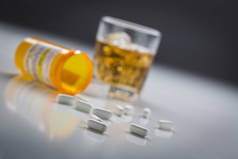Prescription pills Prescription drugs out of bottle