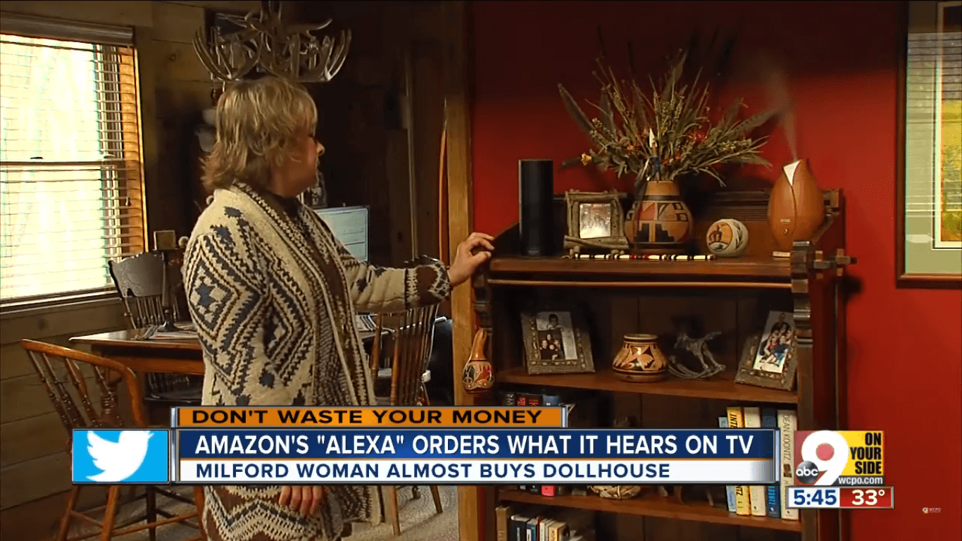 Amazon Alexa Echo orders from TV