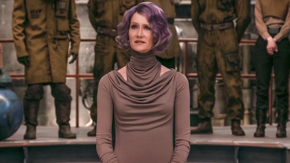 Laura Dern as Amilyn Holdo in The Last Jedi Laura Dern as Amilyn Holdo in The Last Jedi