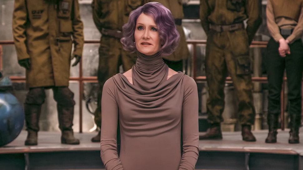 Laura Dern as Amilyn Holdo in The Last Jedi