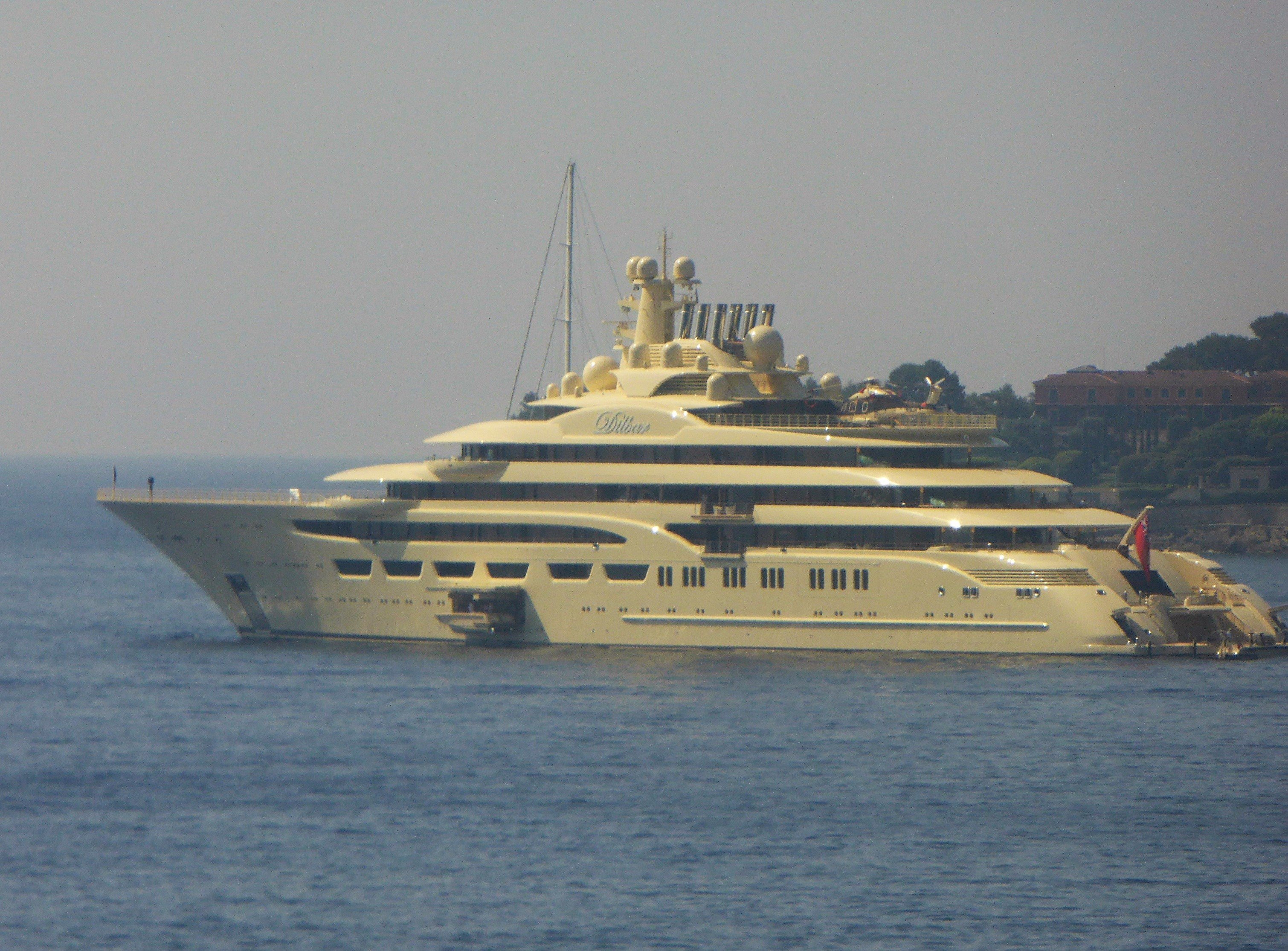 expensive yacht gold