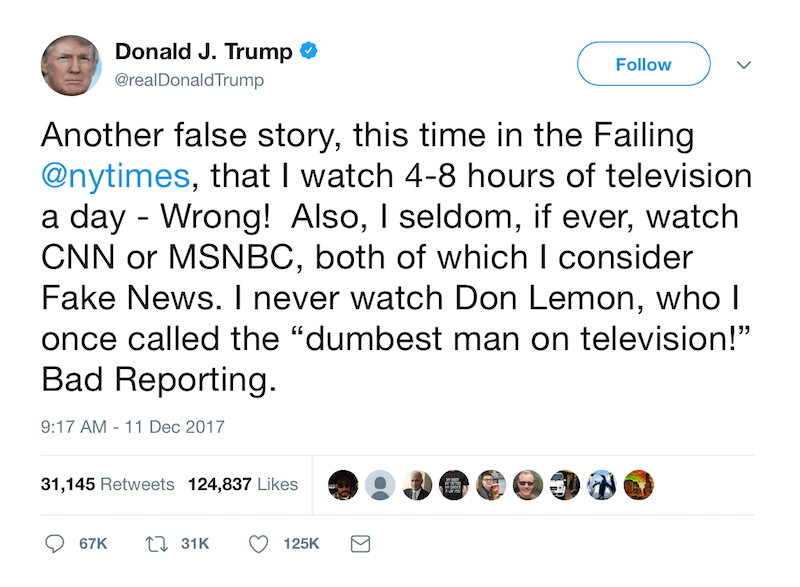 a tweet by donald trump a tweet by donald trump