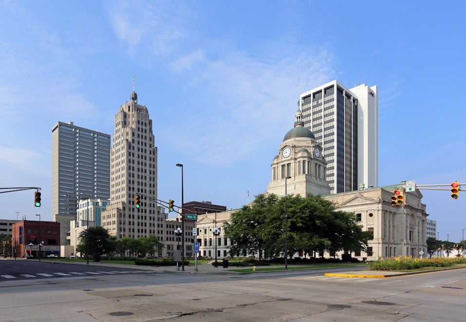 Downtown Fort Wayne The downtown district in Fort Wayne