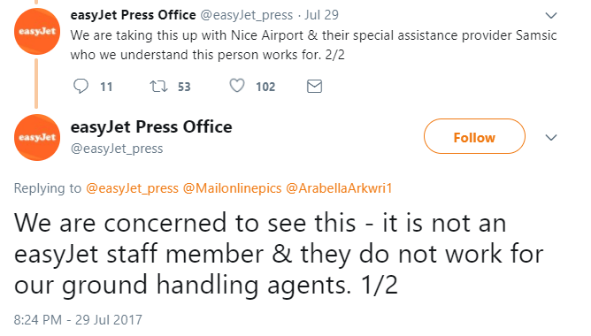 Easy-Jet-Punching-Passenger-Response