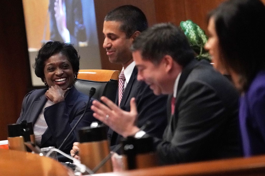 FCC has voted to repeal its net neutrality rules at the meeting