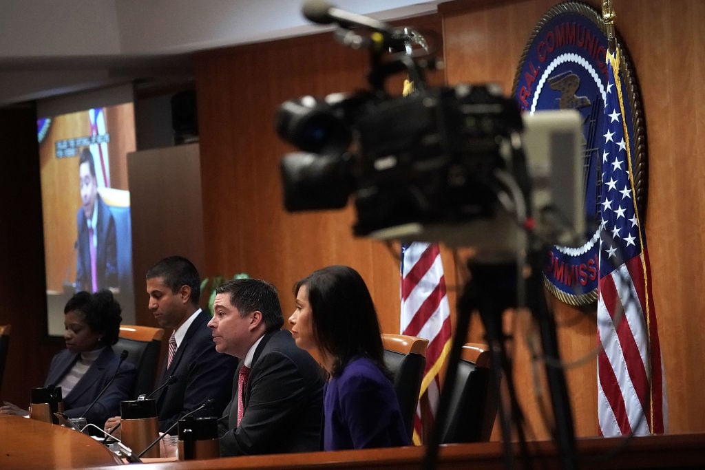 FCC has voted to repeal its net neutrality rules at the meeting.