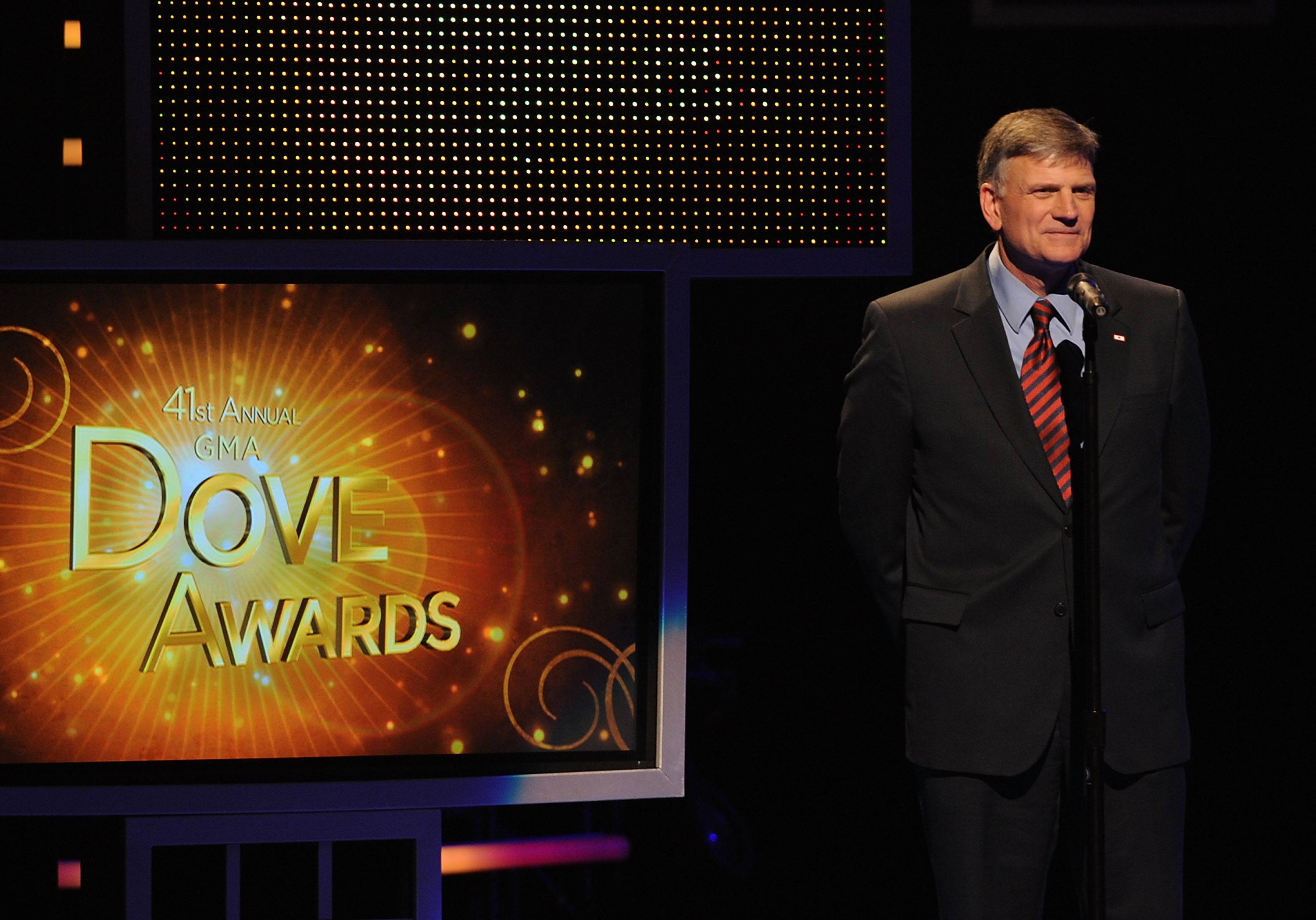 Franklin Graham speaks at Dove Awards