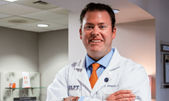 Gerard J. Stanley Jr posing in the clinic. Gerard J. Stanley Jr posing in the clinic.