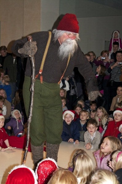 one of the yule lads entertains children in iceland one of the yule lads entertains children in iceland