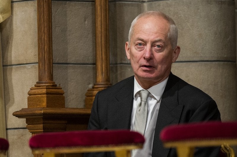 Prince of Liechtenstein Hans Adam II attends a mass in the Cathedral of Monaco, as part of the official ceremonies Prince of Liechtenstein Hans Adam II attends a mass in the Cathedral of Monaco, as part of the official ceremonies