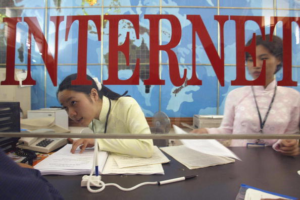 workers at an internet service provider in hanoi workers at an internet service provider in hanoi