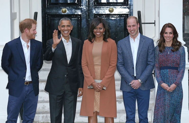 Prince Harry, U.S. President Barack Obama, First Lady Michelle Obama, Prince William, Duke of Cambridge and Catherine, Duchess of Cambridge Prince Harry, U.S. President Barack Obama, First Lady Michelle Obama, Prince William, Duke of Cambridge and Catherine, Duchess of Cambridge