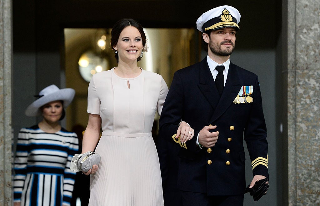 Sweden's Princess Sofia and Prince Carl Philip