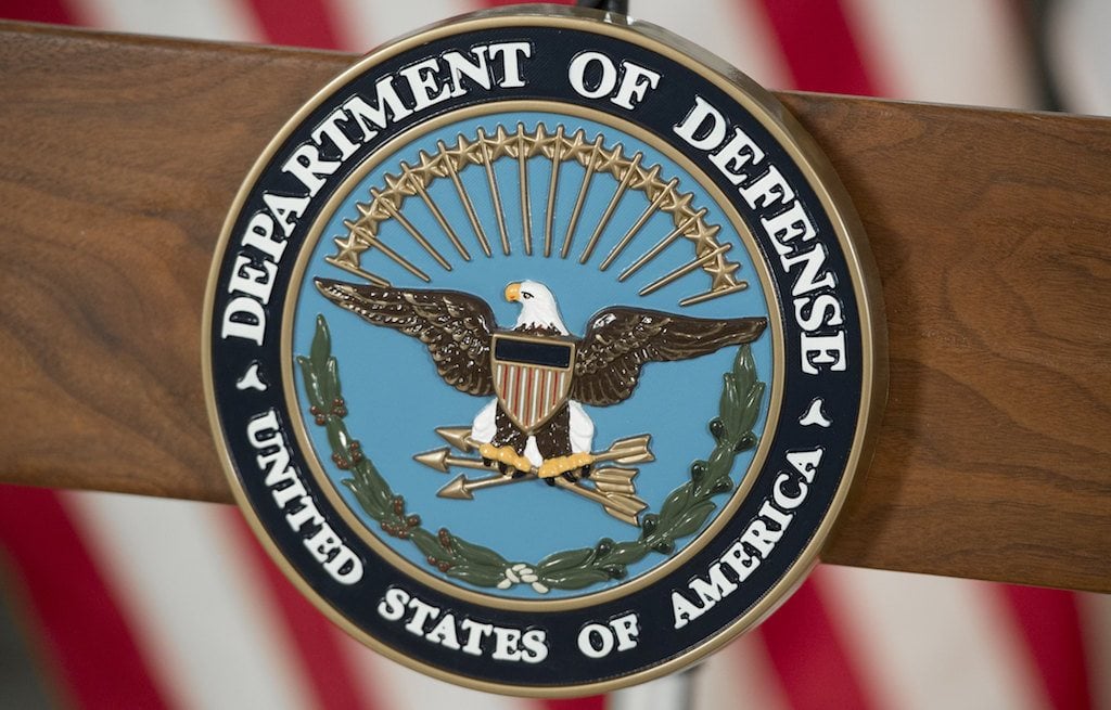 The seal of the US Department of Defense