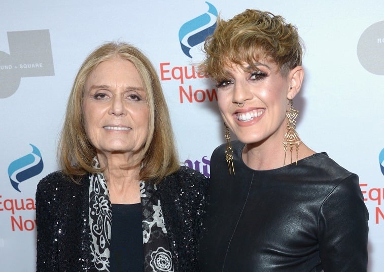 Gloria Steinem (L) and actress JC Coccoli attend Equality Now's third annual 'Make Equality Reality' Gala on December 5, 2016 in Beverly Hills, California Gloria Steinem (L) and actress JC Coccoli attend Equality Now's third annual 'Make Equality Reality' Gala on December 5, 2016 in Beverly Hills, California