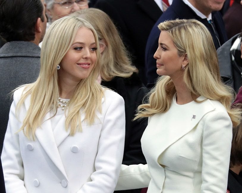 Tiffany and Ivanka Trump at their father's inauguration.