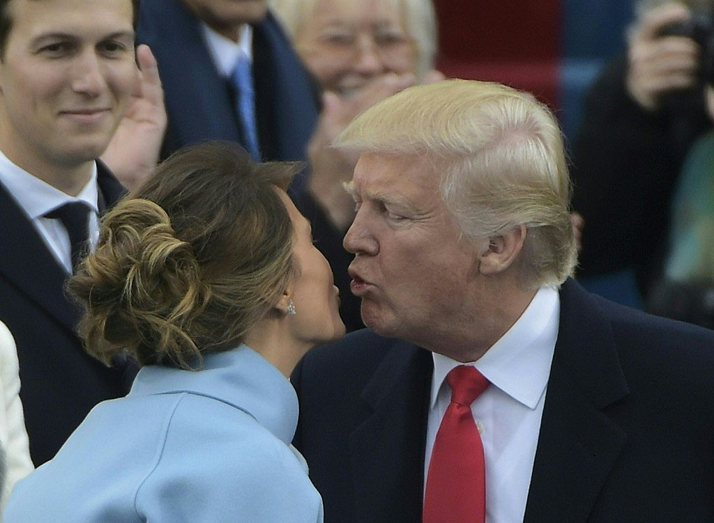 Melania Trump and Donald Trump
